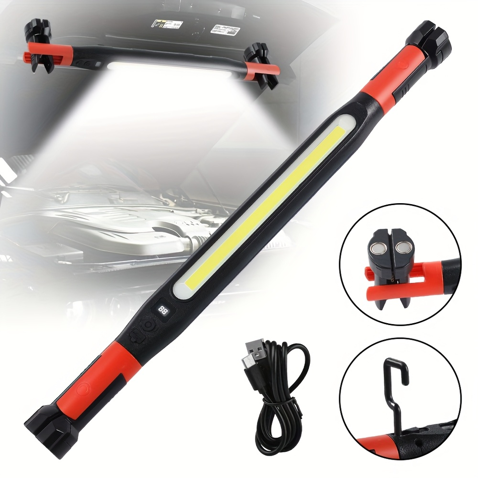 Akku LED Werkstattleuchte mit Magnet und COB Arbeitslicht